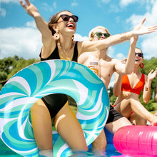 Load image into Gallery viewer, INFLATABLE BIGGORS Swimming Rings-Large Swim Ring for Adults 39.37 Inches Inflatable Pool Floats Single Sided Print Pool Inner Tube Swim Ring