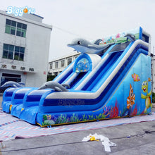 Load image into Gallery viewer, Ocean Sea Bounce House Summer Inflatable Splashing Water Slide for Kids and Adults