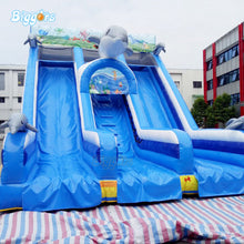Load image into Gallery viewer, Ocean Sea Bounce House Summer Inflatable Splashing Water Slide for Kids and Adults