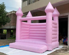 Load image into Gallery viewer, YARD Pink wedding bounce house inflatable bouncy castle with blower