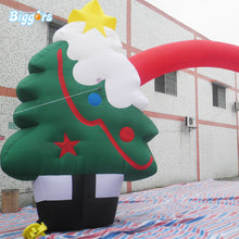Load image into Gallery viewer, Inflatable Christmas Tree Advertisement Arch for Sale with Blower