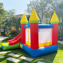 Load image into Gallery viewer, YARD Bounce House Bouncy Castle 11.5'Lx9.8'Wx8.9'H Vinyl and Nylon with Blower - Yardinflatable