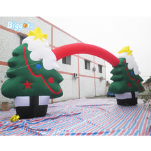 Load image into Gallery viewer, Inflatable Christmas Tree Advertisement Arch for Sale with Blower