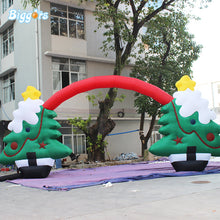 Load image into Gallery viewer, Inflatable Christmas Tree Advertisement Arch for Sale with Blower