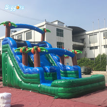 Load image into Gallery viewer, YARD Jungle Inflatable Pool Water Slide with Blower PVC Material for Commercial Use