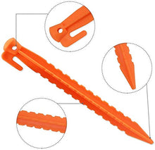 Load image into Gallery viewer, YARD Bounce house play tent stakes 9" PP material - Yardinflatable