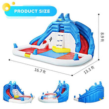 Load image into Gallery viewer, YARD 8033 Shark inflatable water slide bounce house - Yardinflatable