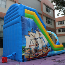 Load image into Gallery viewer, Pirate Ship Bounce House Inflatable Big Slide with Blower PVC Material for Commercial Use