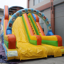 Load image into Gallery viewer, Pirate Ship Bounce House Inflatable Big Slide with Blower PVC Material for Commercial Use