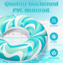 Load image into Gallery viewer, INFLATABLE BIGGORS Swimming Rings-Large Swim Ring for Adults 39.37 Inches Inflatable Pool Floats Single Sided Print Pool Inner Tube Swim Ring
