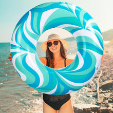 Load image into Gallery viewer, INFLATABLE BIGGORS Swimming Rings-Large Swim Ring for Adults 39.37 Inches Inflatable Pool Floats Single Sided Print Pool Inner Tube Swim Ring
