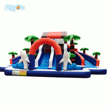 Load image into Gallery viewer, Rainforest Bounce House Inflatable Summer Water Pool Slide PVC Material with Blower
